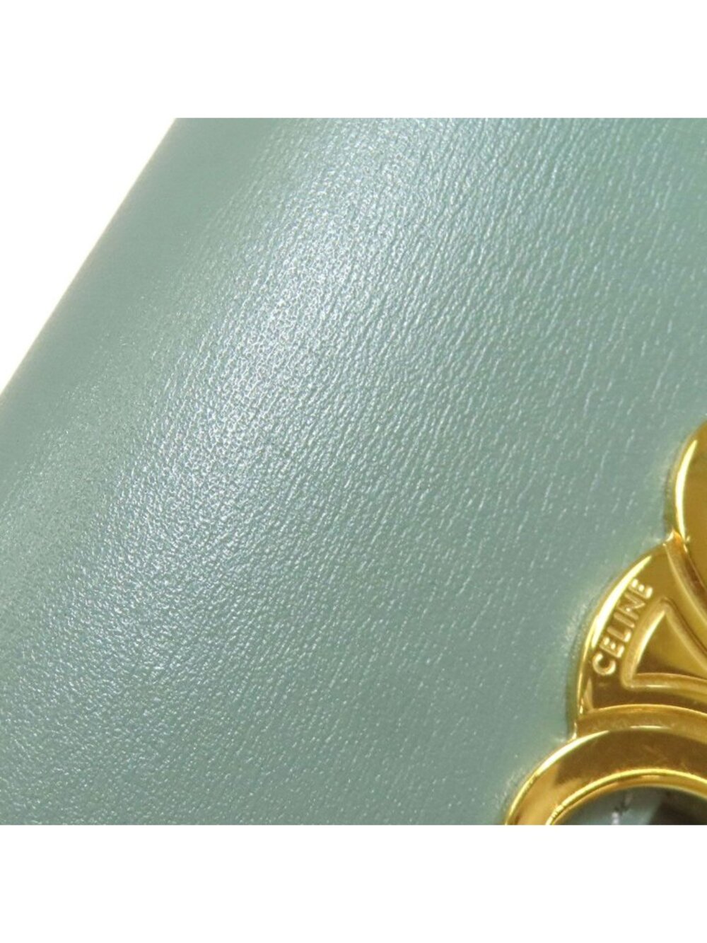 Celine Triomphe Flap Trifold Bifold Wallet Leather - Picture 13 of 15